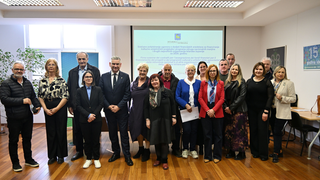 Istra ulaže u raznolikost: 90.000 eura za projekte manjinskih udruga u 2026.