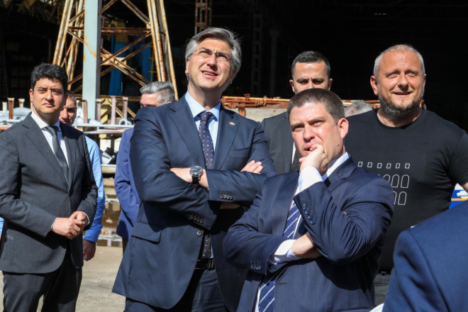 Plenković o pulskom brodogradilištu: “Situacija je solidna, ali vremena stare slave su iza nas”