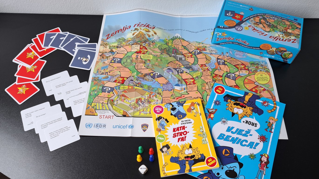 Edukativni strip i vježbenica za djecu! Civilna zaštita kroz projekt DrawData jača svijest o rizicima od katastrofa