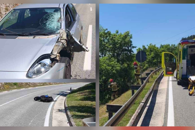 U teškoj prometnoj nesreći poginuo 44-godišnji motociklist