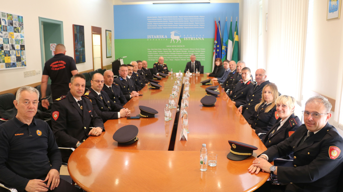 Povodom Međunarodnog dana vatrogasaca u Puli održan prijem za Vatrogasnu zajednicu Istarske županije