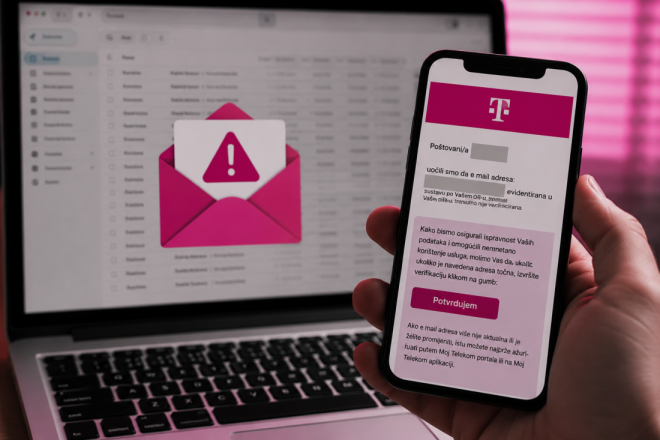 OPREZ! Izgleda kao pravi mail Hrvatskog Telekoma, ali riječ je o novoj prijevari!