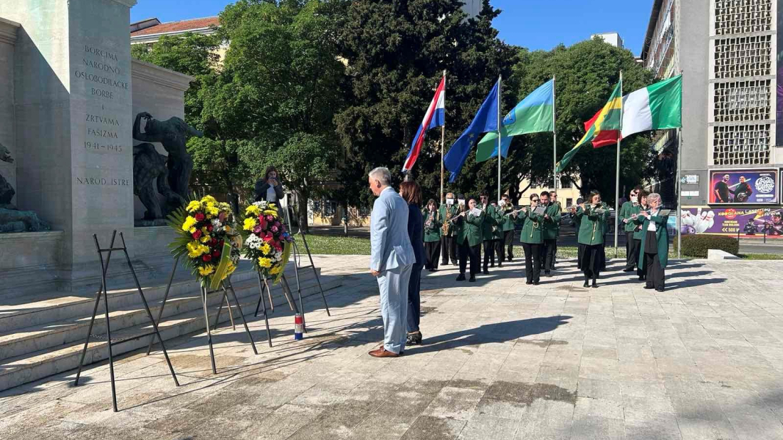 Pula obilježila Dan pobjede nad fašizmom i Dan Europe, Miletić: “Istarski čovjek uvijek je znao biti na pravoj strani”