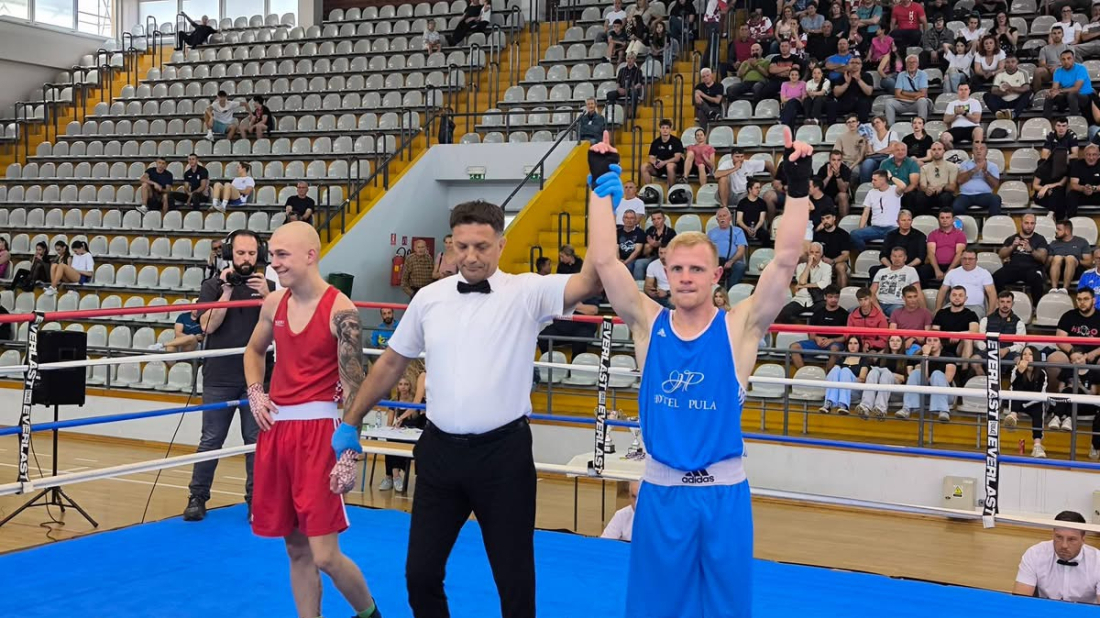 Veliki uspjeh istarskog boksa: Patrik Licul prvak Hrvatske, Ivan Božac brončani