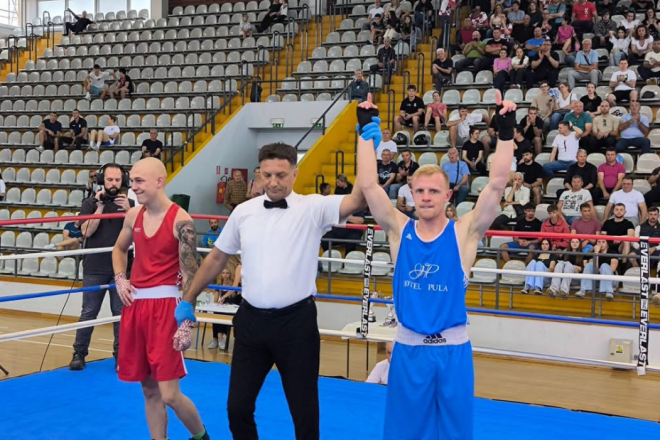 Veliki uspjeh istarskog boksa: Patrik Licul prvak Hrvatske, Ivan Božac brončani