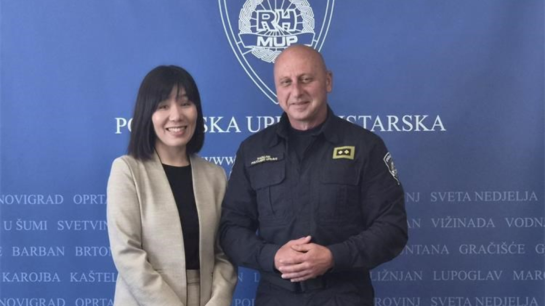 Japanska diplomatkinja u posjetu istarskoj policiji: Istra potvrđena kao jedna od najsigurnijih destinacija