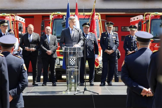 Rovinj među odabranima: JVP-u stiglo novo moćno vozilo za šumske požare