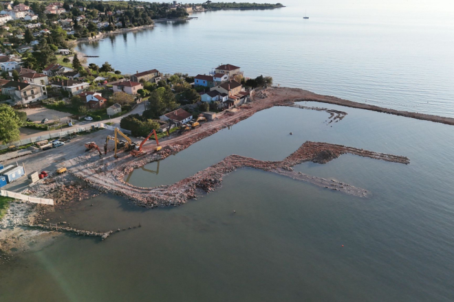 FOTO Veliki zahvati na projektu Dajla – Belveder: Buduća luka sve više poprima konačan izgled