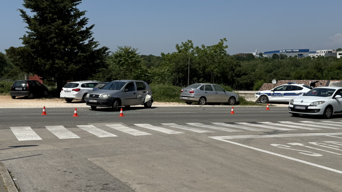 Nesreća na Štangi u Rovinju: Sudarila se dva automobila, ima ozlijeđenih!