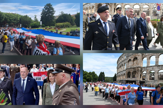 FOTO: „Bile ste tamo gdje je bilo najteže“ – Pula odala počast hrvatskim braniteljicama