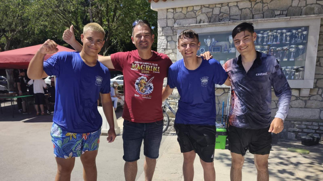 Povijesni uspjeh za SRK Meduza: Mladi Rovinjci prvaci Hrvatske u ribolovu
