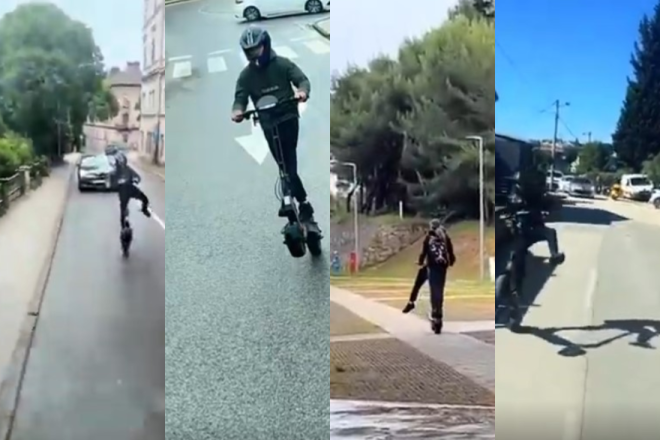 OPASNE SCENE IZ PULE: Mladić romobilom pretjecao automobile i ulijetao u suprotni smjer, pogledajte video!