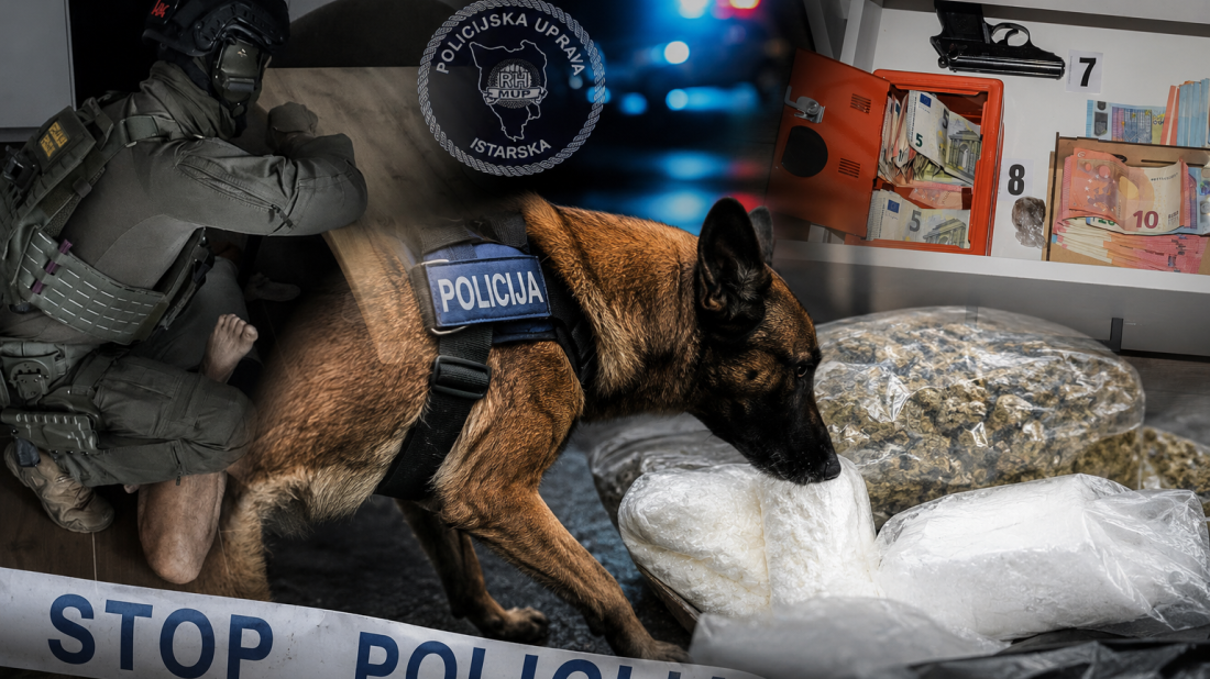Droga preplavila Istru: U pet mjeseci više od 300 zapljena!