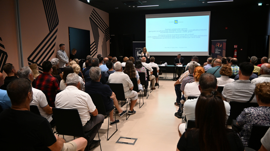 Velik interes za potpore Istarske županije: Potpisani ugovori za obnovljive izvore energije