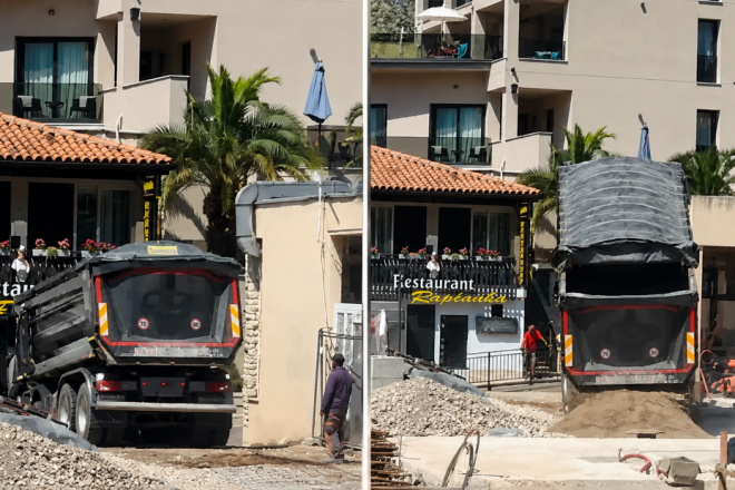 VIDEO: U Rapcu se izvode radovi na hotelu unatoč zabrani?! Grad Labin obavio nadzor, a radovi su obustavljeni!