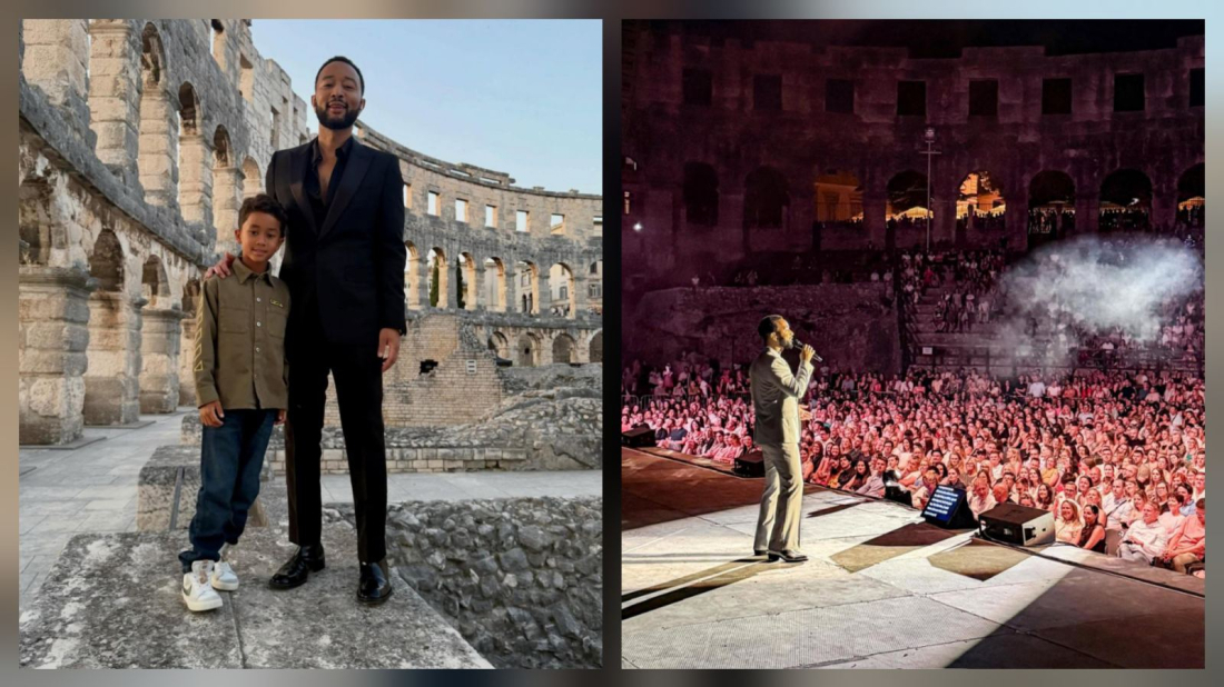 Emotivna večer u pulskoj Areni: John Legend osvojio publiku i posjetio Brijune