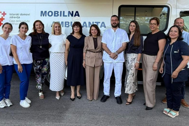 Nova ambulanta na kotačima kreće po Istri: Pregledi, terapija i skrb bliže građanima!