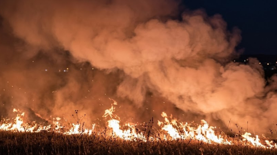 FOTO: Noćas gorjelo na Žminjštini, na intervenciji sudjelovalo 11 vatrogasaca