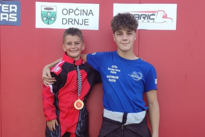 Istra Racing Team Pazin briljirao u Drnju: Luka Stepić Gustin dvostruki pobjednik, Janko nadomak postolja