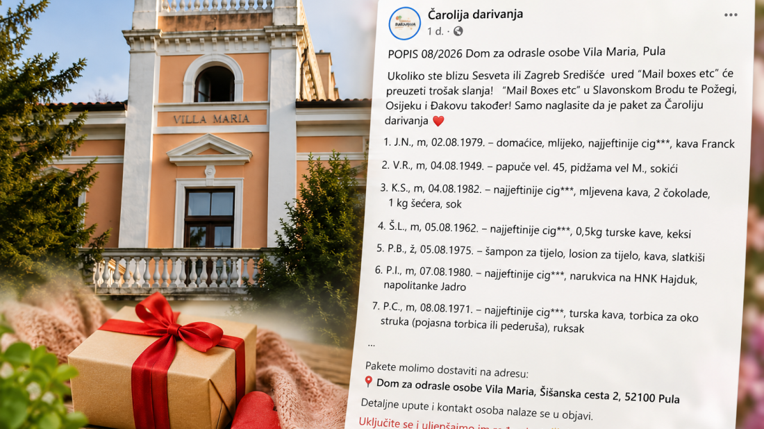 Dirljiva akcija za štićenike pulskog doma: Nekima će vaš poklon biti jedino rođendansko iznenađenje ove godine