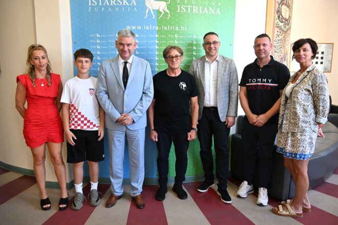 Župan Miletić primio mladog karatista Aleksandra Majkića nakon niza međunarodnih uspjeha