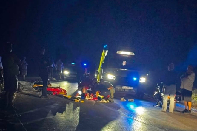 Prešao preko pune crte i sudario se s automobilom: Motociklist završio u pulskoj bolnici