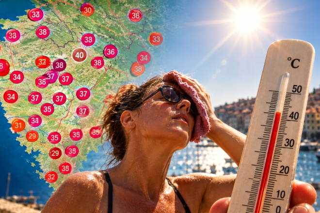 Istra se užarila: U Buzetu izmjereno čak 40 stupnjeva!