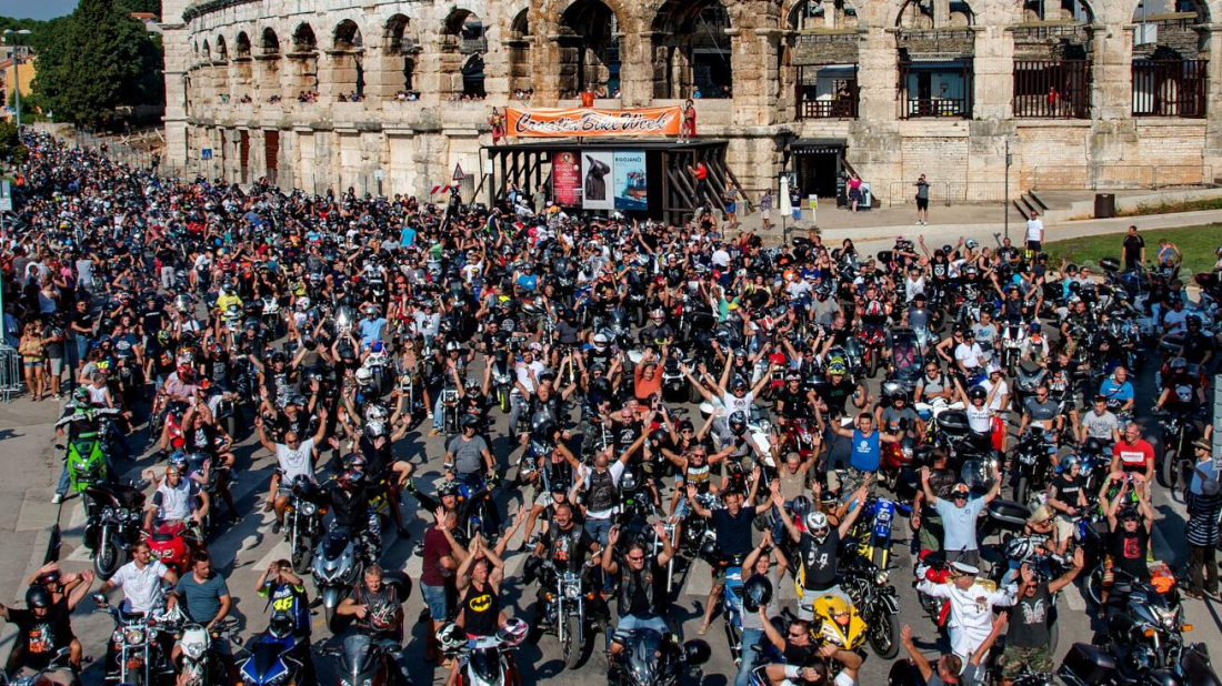 Pula ponovno postaje središte bajkera: Croatia Bike Week donosi četiri dana rocka, motora i spektakla