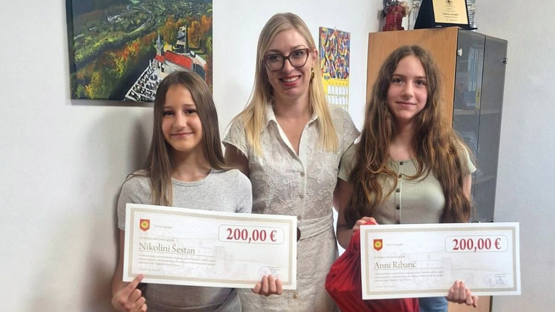 Lupoglav nagradio tri uspješne učenice: Za odlične rezultate svakoj po 200 eura