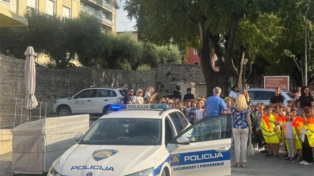 Dan bez poginulih u prometu obilježen u Puli: Djeca na Portarati učila kako biti sigurnija na cestama