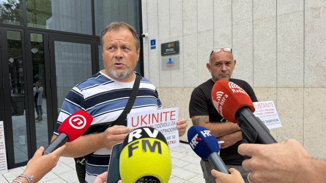 Prosvjednici u Pazinu traže konkretan potez Županije: „Obustavite dozvole Holcimu i Kaštijunu“
