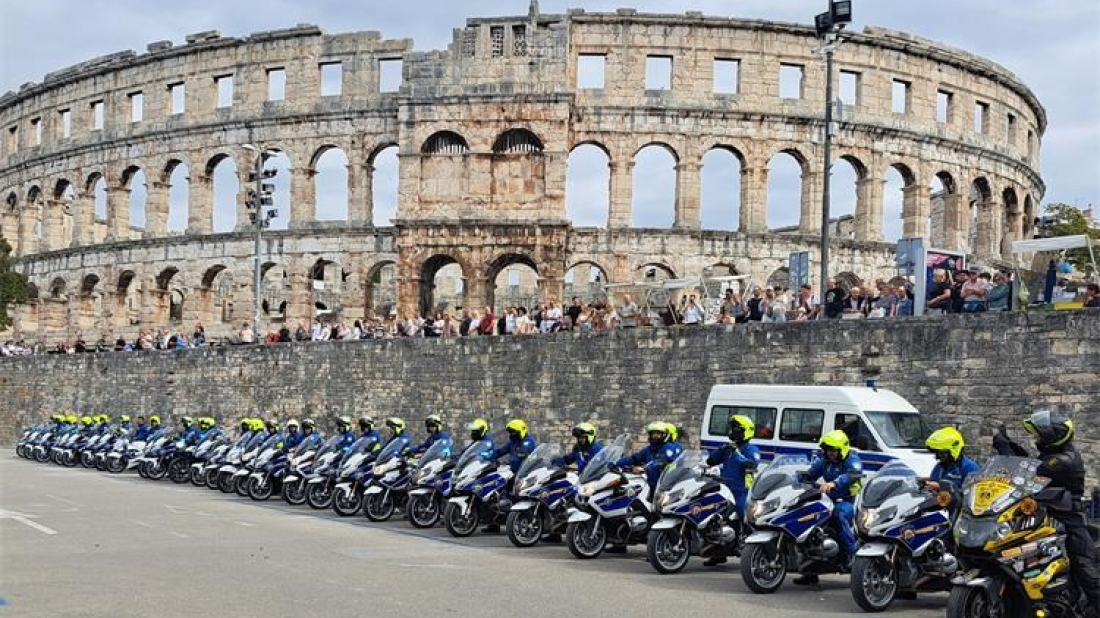 Policijski motociklisti odmjerili snage u Puli: Memorijal Šime Buzov okupio 38 natjecatelja iz cijele Hrvatske