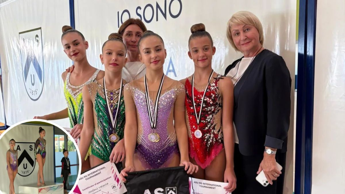 Mlade istarske gimnastičarke zablistale u Italiji: Iz Udina se vraćaju sa zlatom i nizom medalja