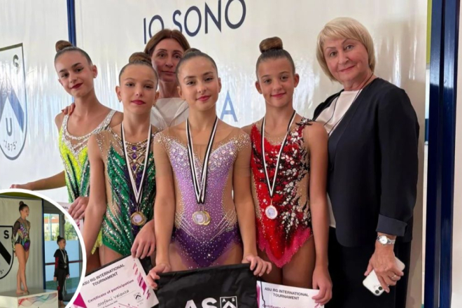 Mlade istarske gimnastičarke zablistale u Italiji: Iz Udina se vraćaju sa zlatom i nizom medalja