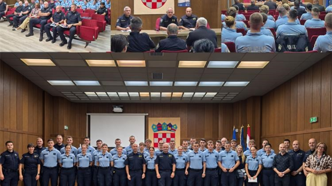 Nova generacija policijskih vježbenika stigla u Istru: Prvo iskustvo stjecat će u postajama diljem županije