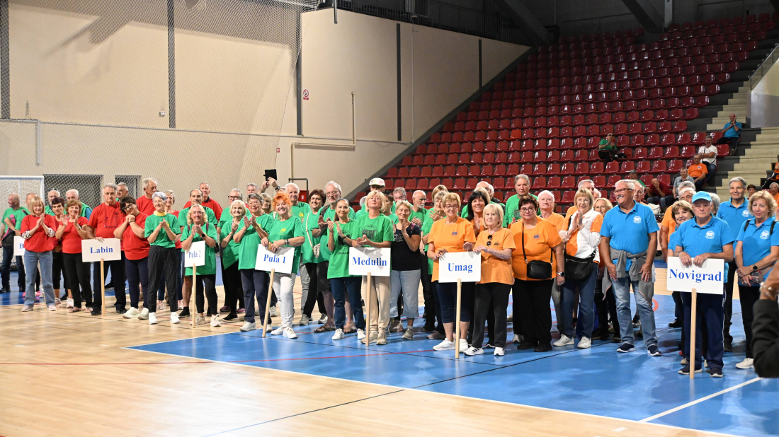 Više od 200 umirovljenika iz cijele Istre okupilo se na Sportskim igrama u Puli