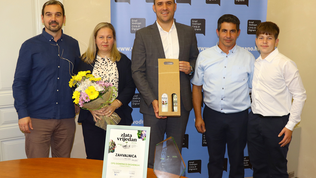 Ponos Galižane! Obitelj Deghenghi ima najbolji OPG u Hrvatskoj, primio ih gradonačelnik Orlić