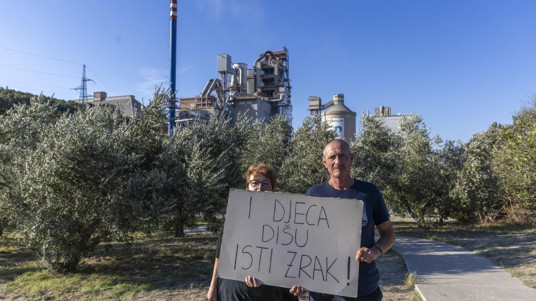 Mještani Koromačna traže zaustavljanje predkalcinatora: 'Emisije su porasle i do deset puta!'