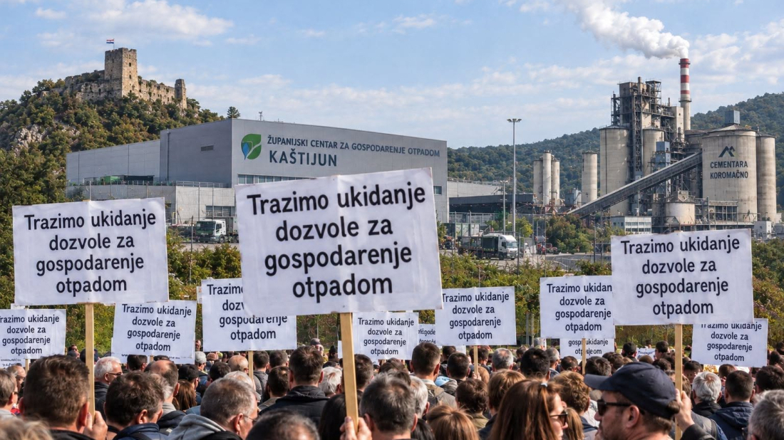 U Pazinu danas sjednica o Kaštijunu, prije nje prosvjed zbog gospodarenja otpadom