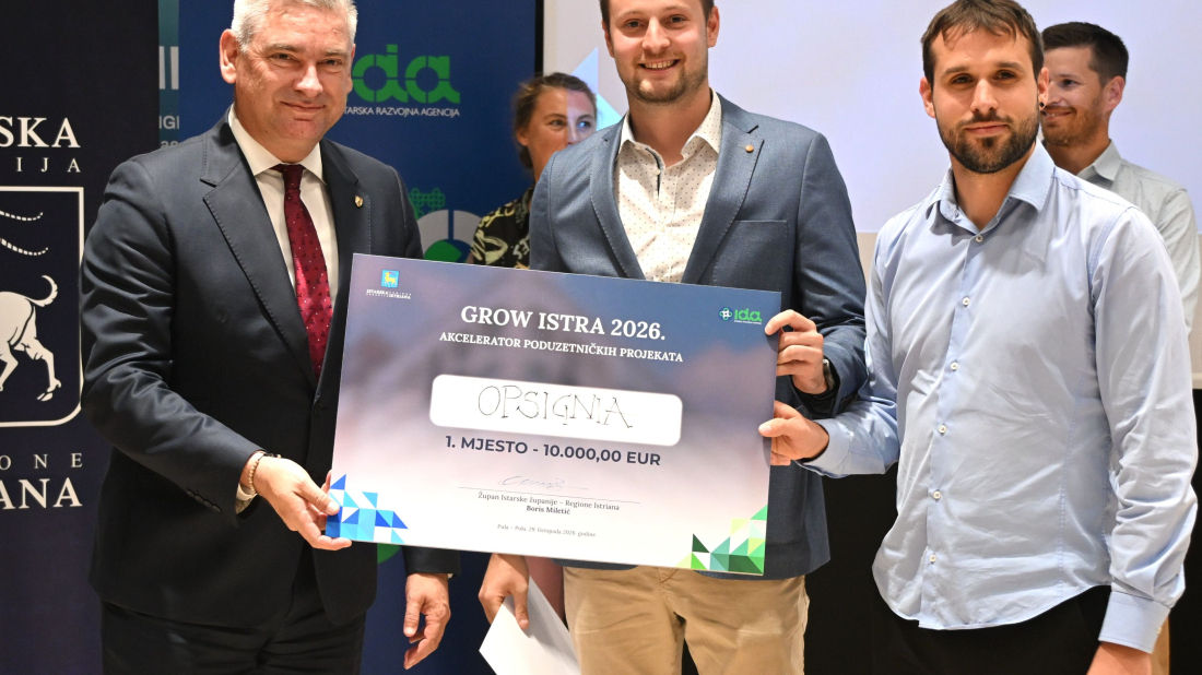 Inovativne ideje iz Istre osvojile 20.000 eura! Evo koji su projekti najbolji na GROW ISTRA 2026.