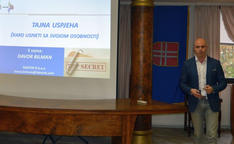 'Kako uspjeti sa svojom osobnošću' u Poreču otkriva Davor Bilman