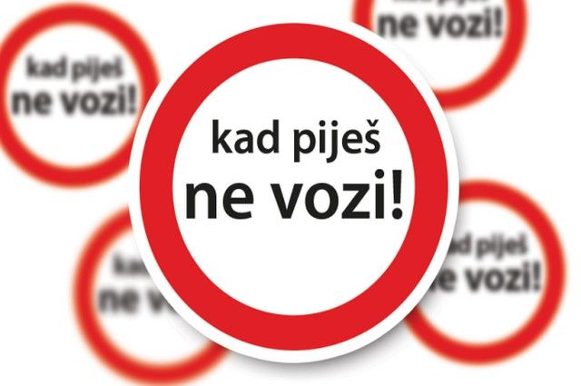 Policija upozorava: ne vozite pod utjecajem alkohola!