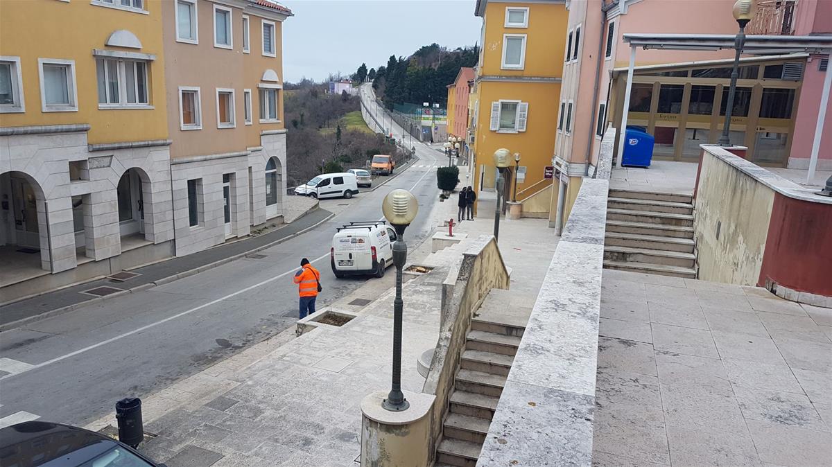 Labin: Započinju radovi na uređenju autobusnih stajališta u ulici Sv. Katarine