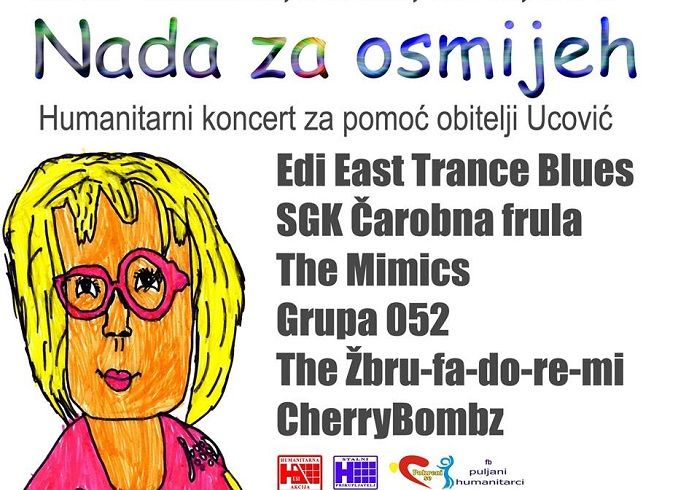 Za liječenje male Nadije građani do sada donirali dvadesetak tisuća kuna