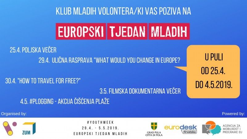 Europski tjedan mladih u Puli 