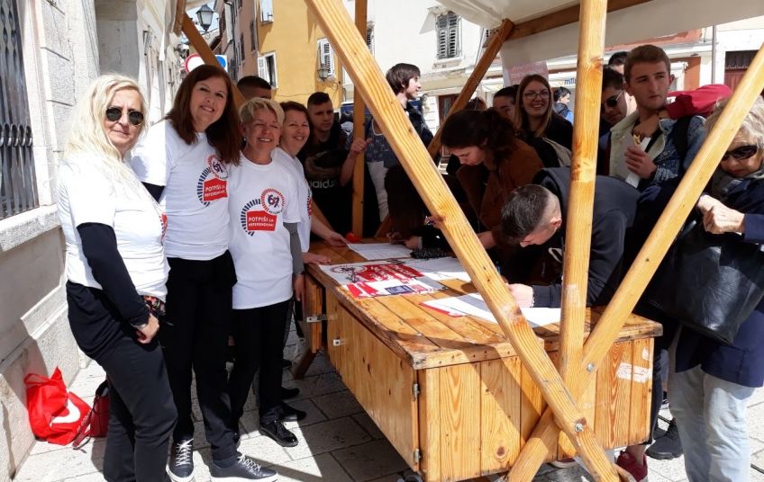 '67 JE PREVIŠE' Pula i Rovinj prikupili više od 11 potpisa od ukupno 19 tisuća u Istri