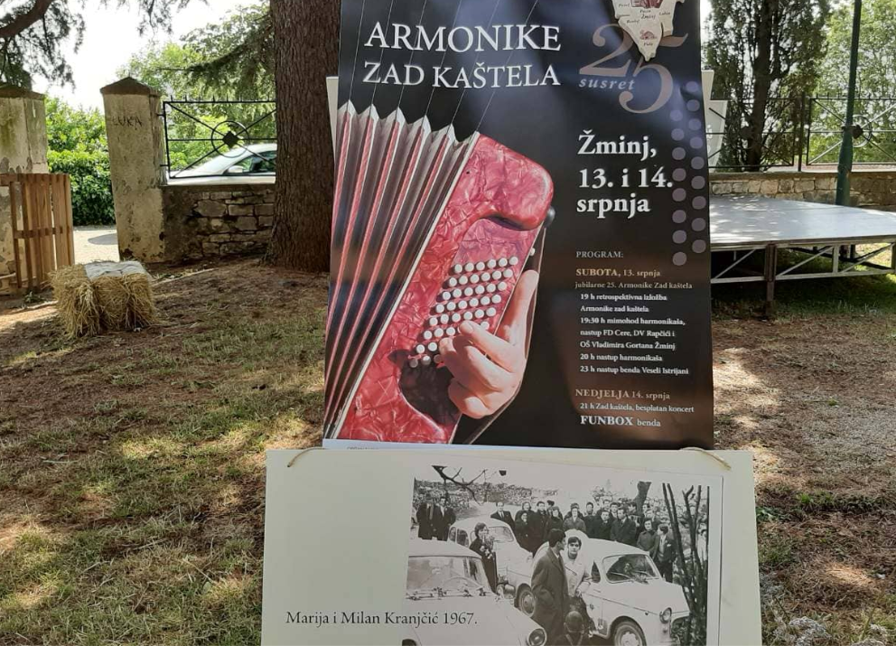 SREBRNI PIR 'ARMONIKA ZAD KAŠTELA' 25 godina, 150 izvođača, nacionalna nagrada i puno više OVOG VIKENDA U ŽMINJU