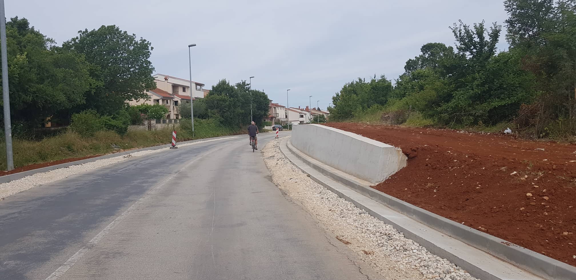 Biciklističke trake prema Villas Rubinu još uvijek se grade 