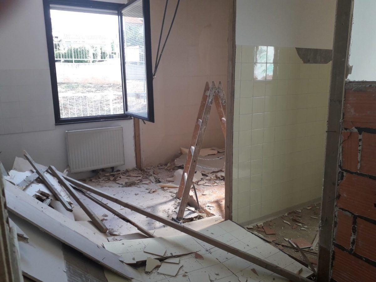 Započelo preuređenje starog dijela vrtića na Valbruni