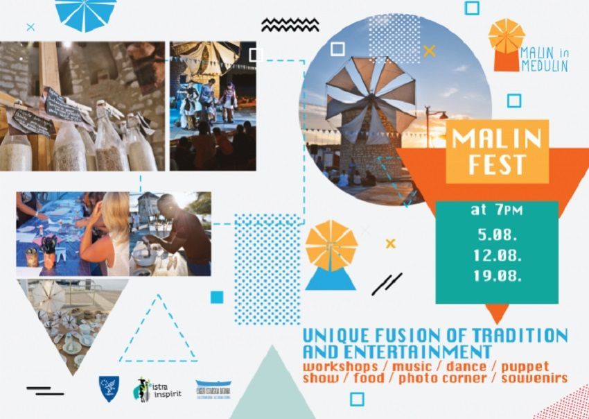 OŽIVLJAVANJE TRADICIJE U ponedjeljak u Medulinu treći MALIN FEST